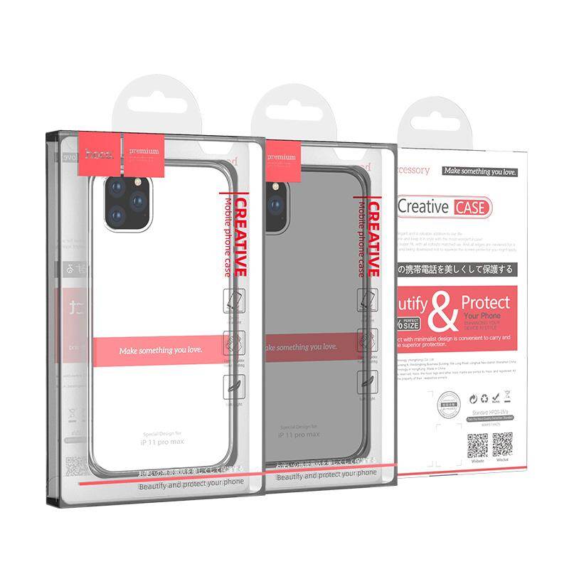 HOCO HD Transparent Protective Case for iPhone 11 Pro Max 2019 Soft TPU Clear Ultra Thin Case Full Cover Protection For iPhone 11 Pro Max