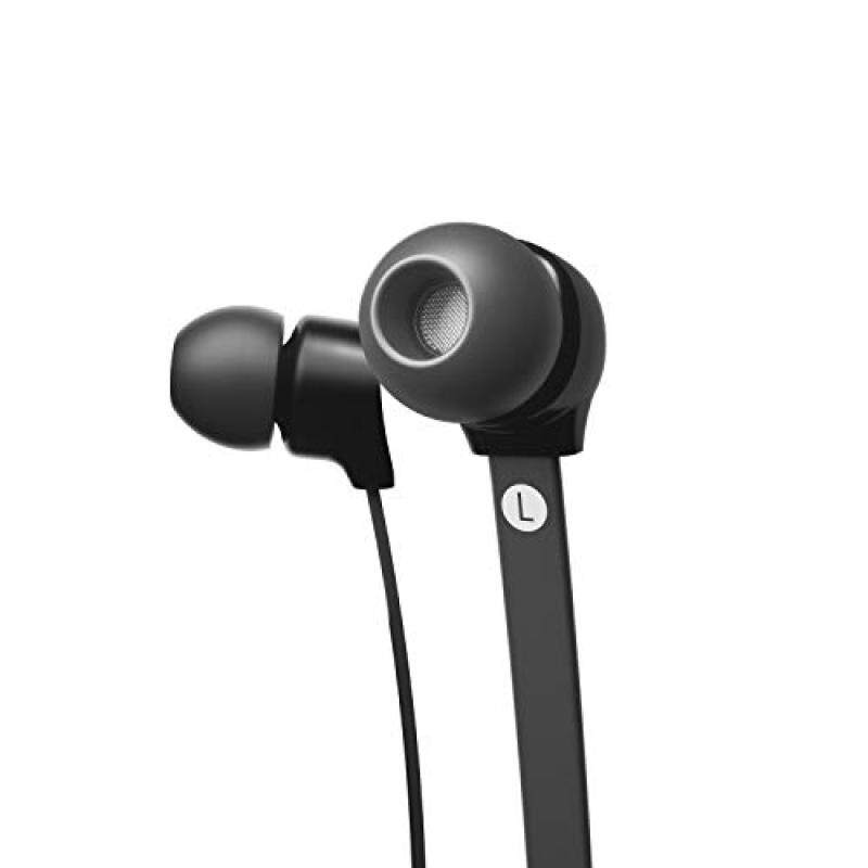 JAYS a-Jays One canal type earphone (wired / flat cable / L-shaped plug / Black) JS-AJO-BK Singapore