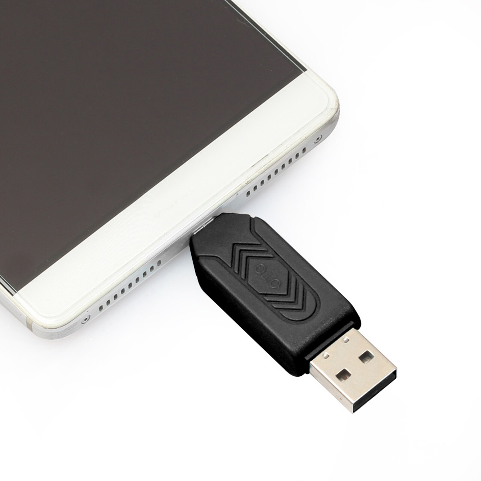 2 in 1 Plug Play High Speed Computer Card Reader USB 2.0 SD-Card TF Flash OTG Card Reader Computer Accessories Computer Card Reader