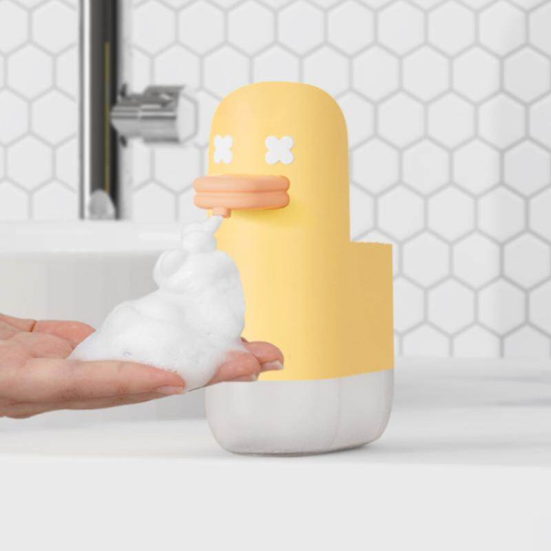 Cute Duck Foam Soap Dispenser Automatic Touchless Sensor Smart Foam Machine Infrared Liquid Soap Dispenser Pump Hand Sanitizer