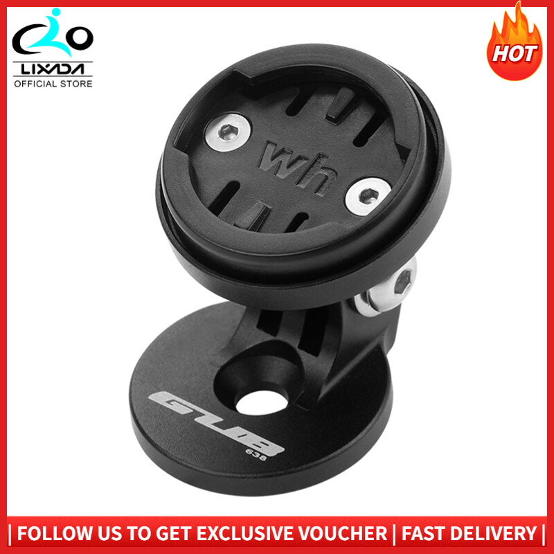 Adjustable Bike Stem Top Cap Mount Holder with 4 Adapters for Garmin for Bryton for Cateye for Wahoo Cycling Computers