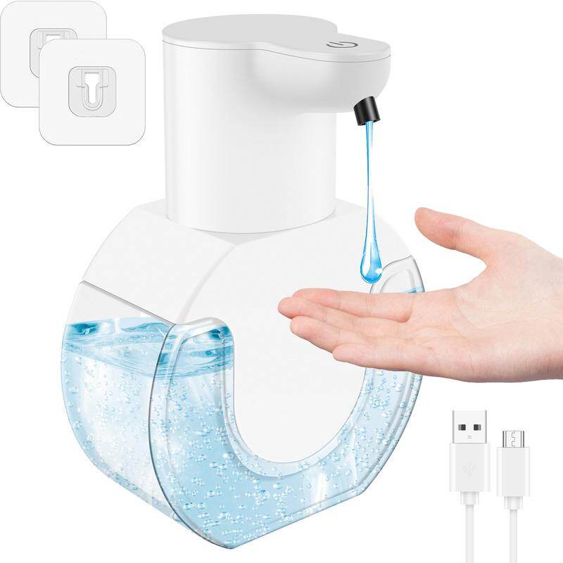 Cảm Biến hộp đựng xà phòng máy xịt xà phòng tự động hộp đựng xà phòng 14.78Oz Cảm Biến hộp đựng xà phòng xà phòng cảm ứng Bọt Dispenser Có Thể Sạc Lại bình xịt xà phòng rửa tay hộp đựng xà phòng máy xịt xà phòng tự động hộp đựng xà phòng