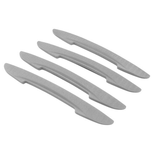 4PCS Car Side Door Edge Protector Protective Strip Scrape Guard Bumper Guards Handle Cover 3D Sticker car styling emblem