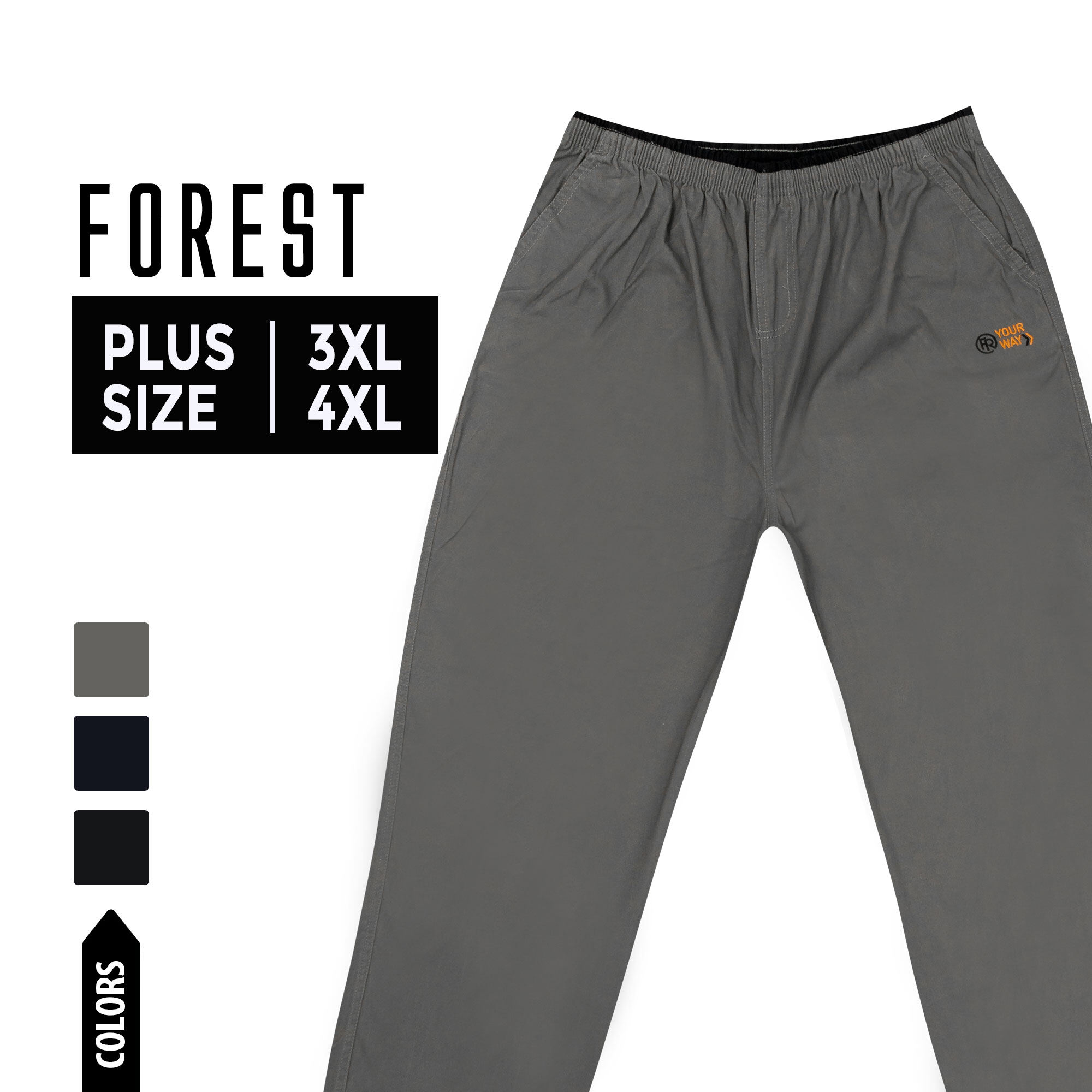 seluar tracksuit forest