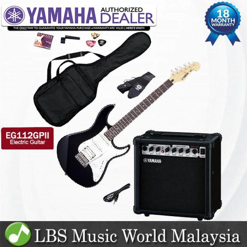 Yamaha EG112GPII Agatis Single Coil and Humbucker Electric Guitar Package Black (EG112 GPII) Malaysia