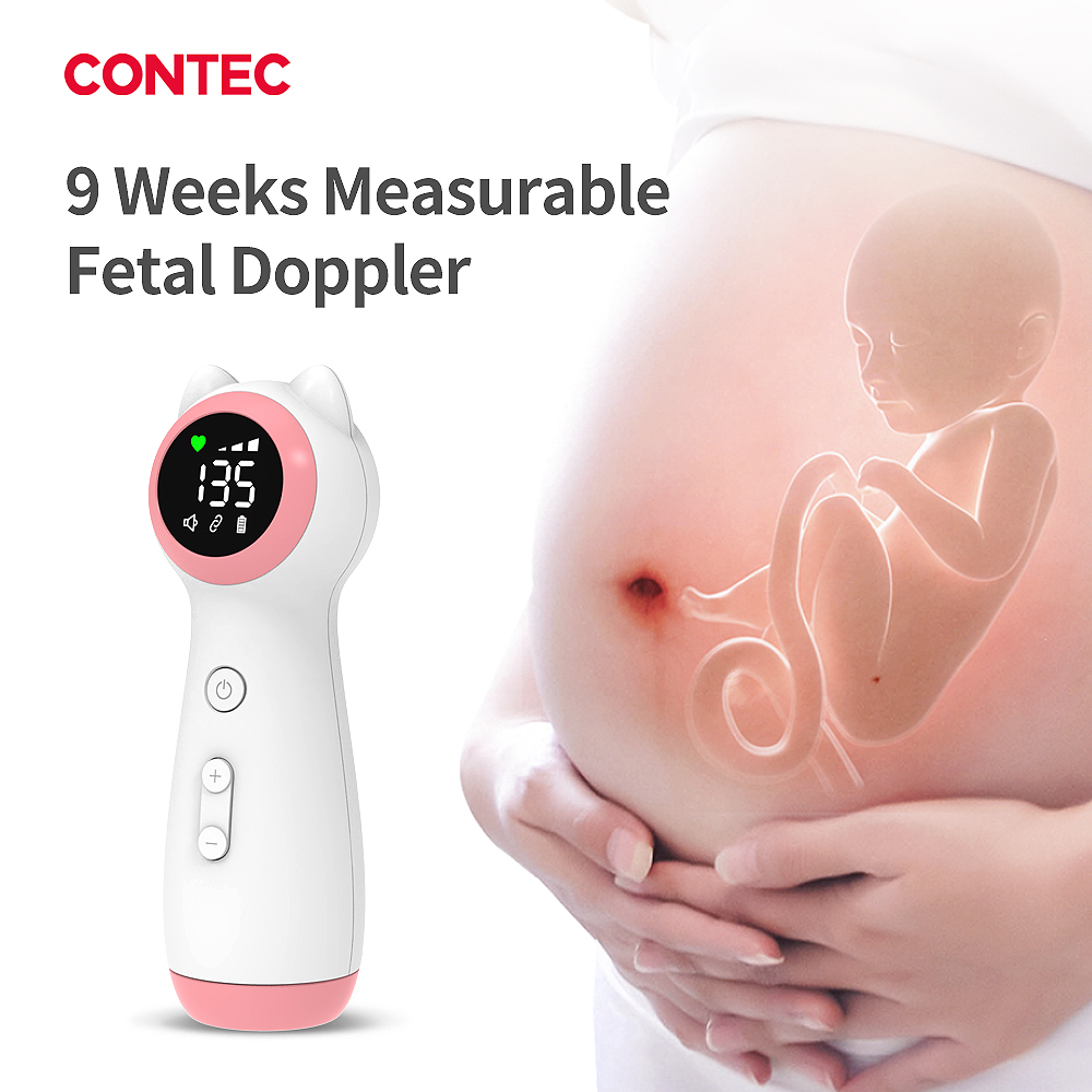 CONTEC10F pocket fetal doppler Baby Monitor pregnant heart rate monitor ...