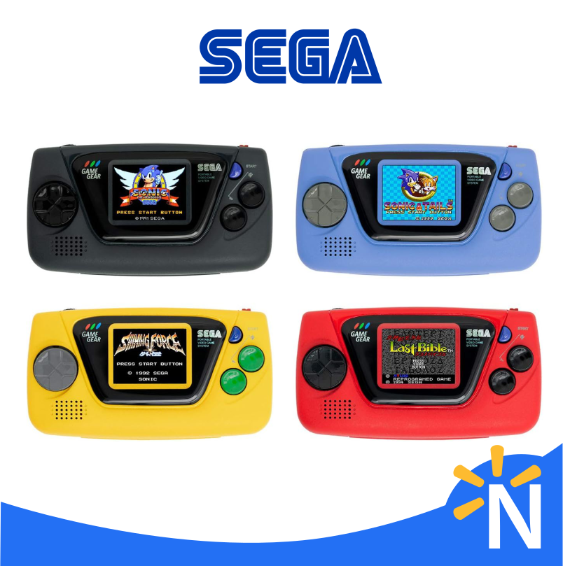 Sega Game Gear Micro Official Sega Red Black Game Console The Big