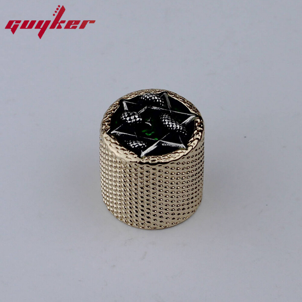 1 cái núm điều khiển chiết áp Đàn Ghi-ta Bass điện knobs Brass Serpentine Phong Cách