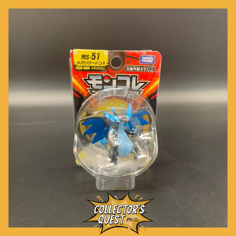 Pokemon Takara Tomy MS-51 Mega Charizard X figure