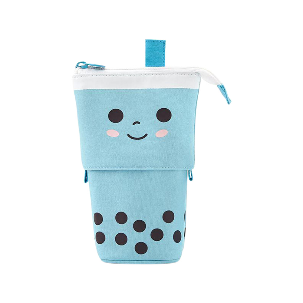 Beautybigbang 1 bộ túi bút thu rút trà sữa boba dễ thương, hộp đựng bút chì hộp văn phòng phẩm hộp bút chì đứng hộp bút túi đựng văn phòng phẩm