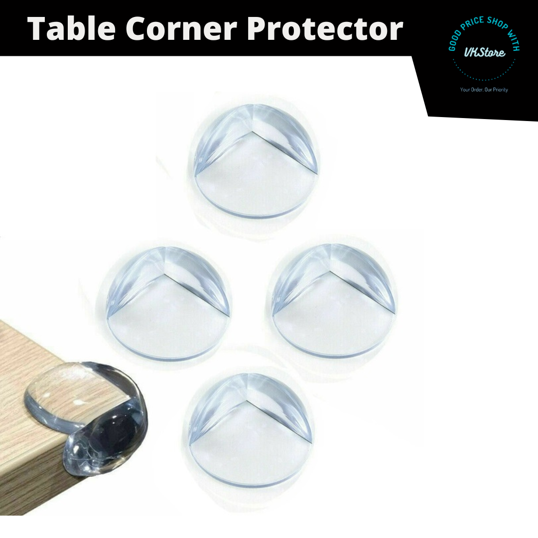 Baby Safety Transparent AntiCollision Table Corner Guard Protector