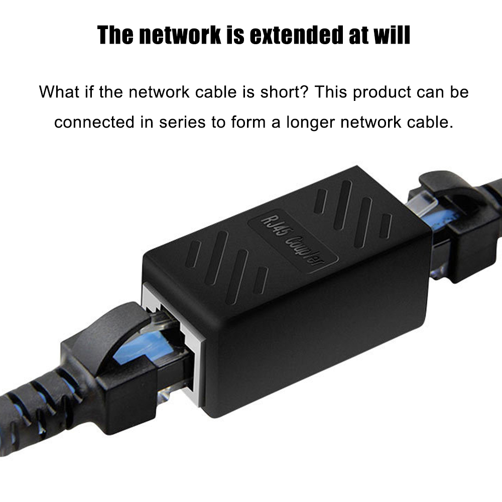 Shockley RJ45 Coupler Ethernet Couplers Ethernet Extender Adapter Cat8 Cat7 Cat6 Cat5e Cat5 Inline Coupler Ethernet Connector