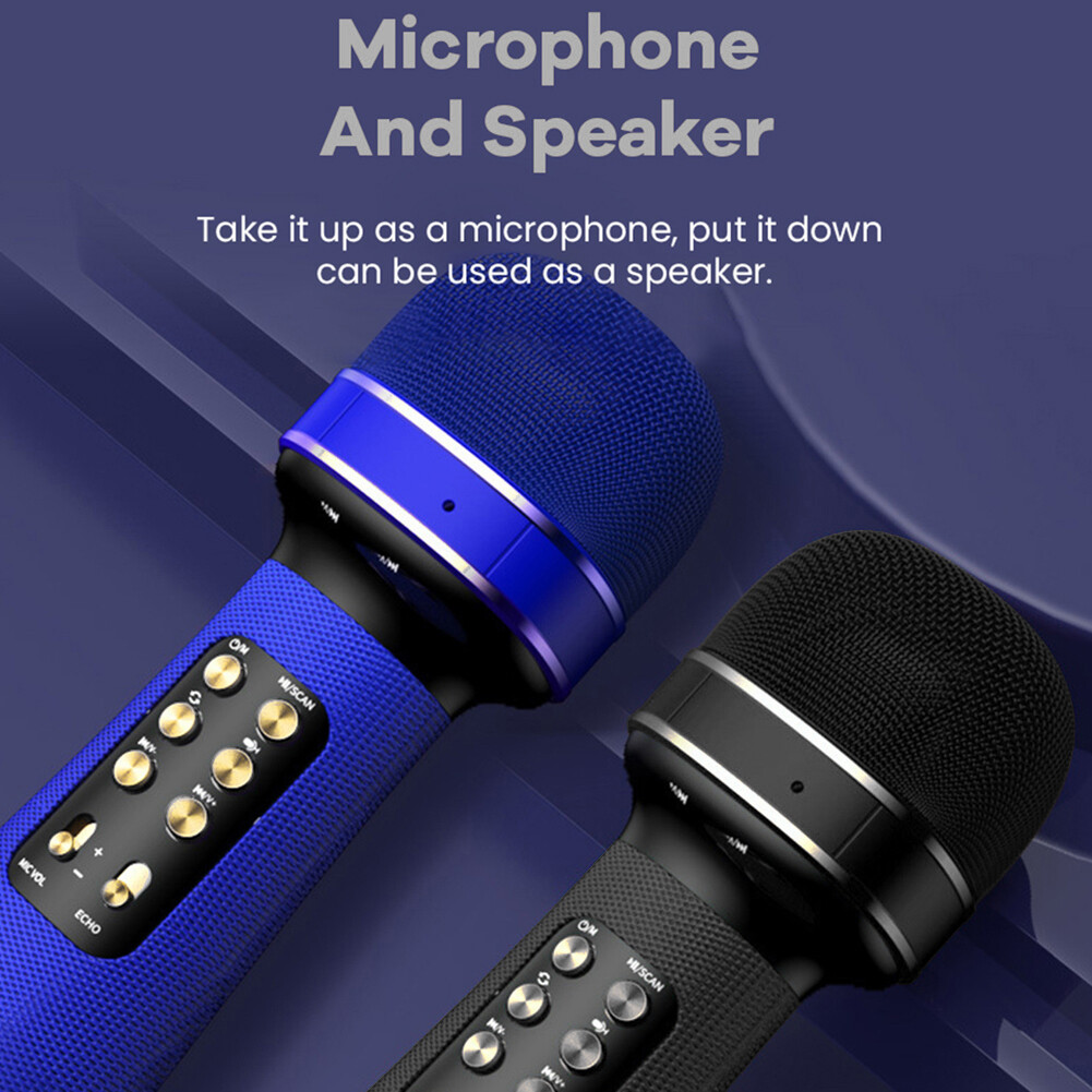 Micrô Không Dây Tương Thích Bluetooth WS-898 + FM + Loa Âm Thanh Thay Đổi Giọng Nói