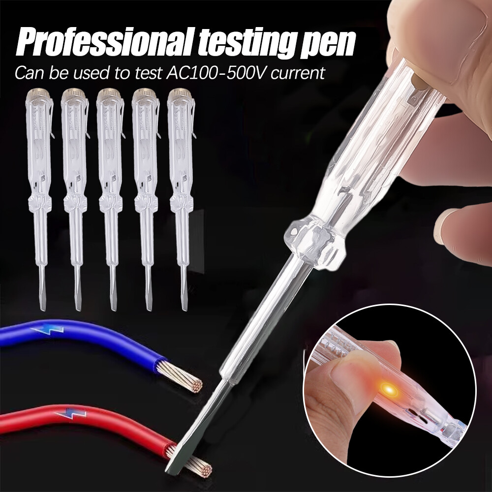 Intelligent Voltage Tester Pen With LDE Induction Power Detector Pen Electrical Screwdriver Indicator Circuit Tester