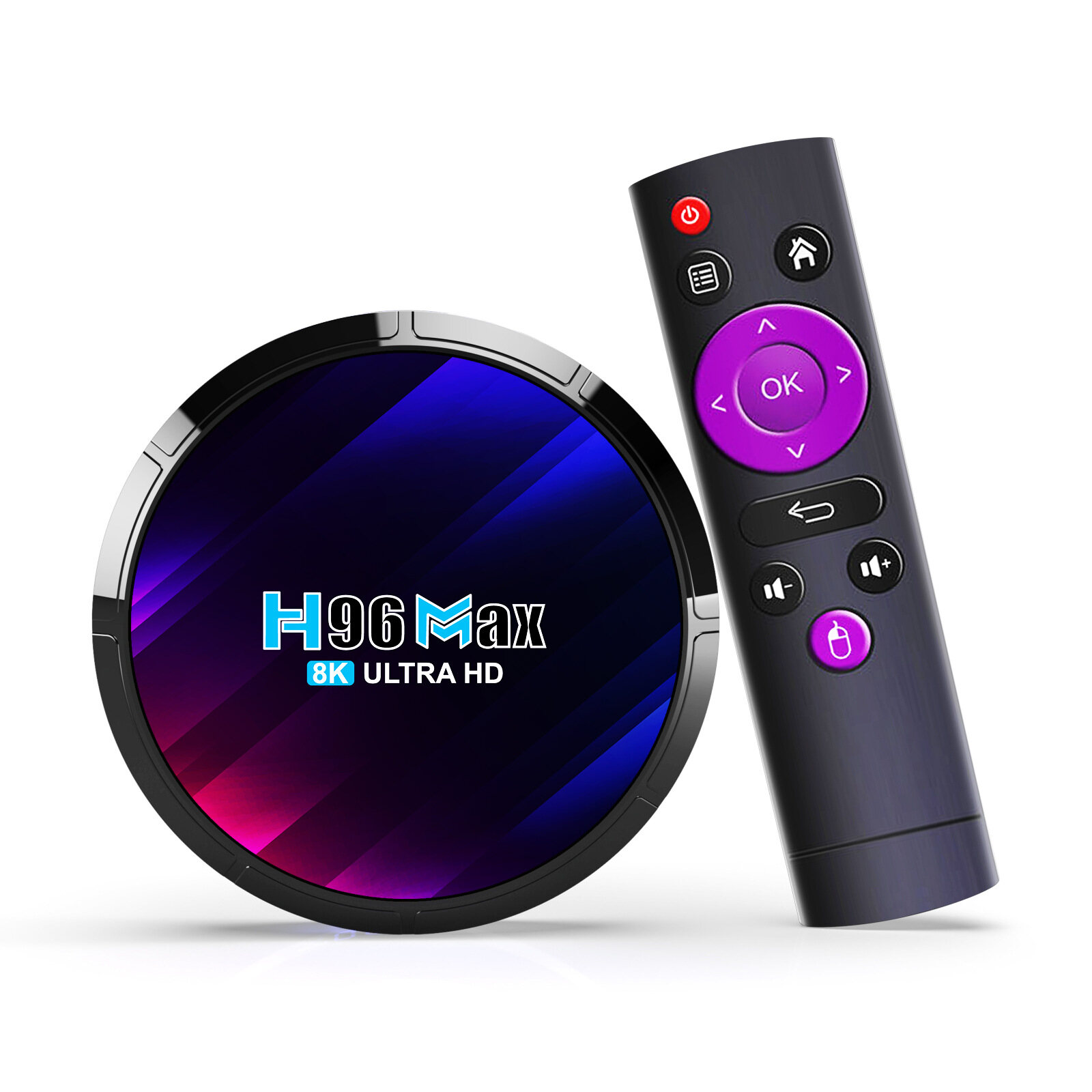 Đầu giải mã TV Android Android system13.0 Kép WIFI 5g Hỗ trợ Bluetooth 5.0 Hỗ trợ 8K HD đẹp đối tác để xem phim 4GB 32GB h96max 3528 Bộ giải mã TV thông minh