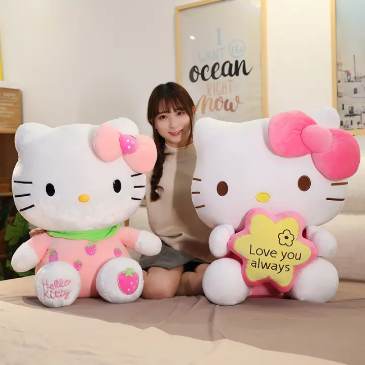 hello kitty strawberry bear plush