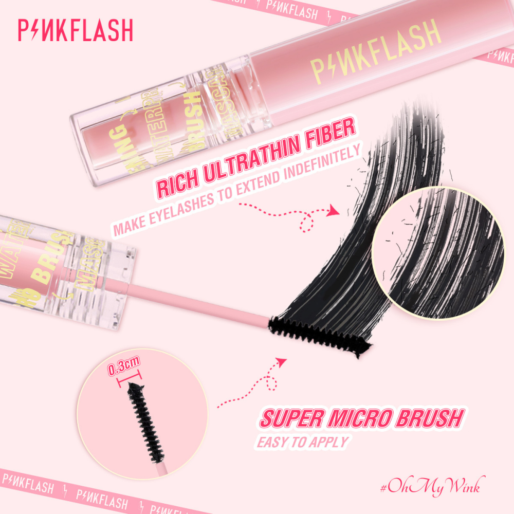 [พร้อมสต็อก] PINKFLASH OhMyWink Limitless Eyelash Fiber-Filled Mascara ...
