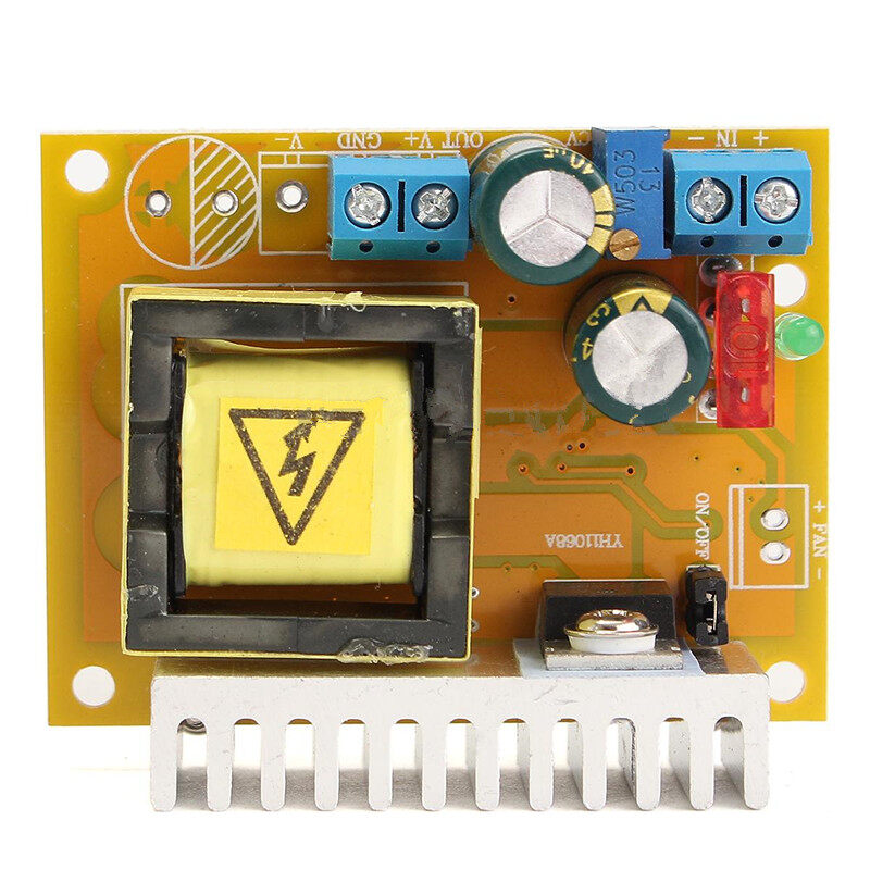 Original DC-DC 8-32V to 45V-390V Step-up Module ZVS High Voltage Capacitor Charge Board
