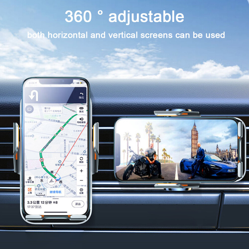 [Motorrtop】Giá đỡ điện thoại di động cho xe hơi Giá Đỡ Sạc lại không dây xe hơi Giá Đỡ Sạc nhanh tự động thông minh giá đỡ sạc lại không dây điện thoại di động cho xe hơi Trạm Sạc điện thoại di động cho xe hơi