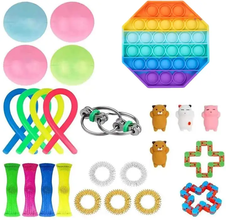 fidget pack with dna ball