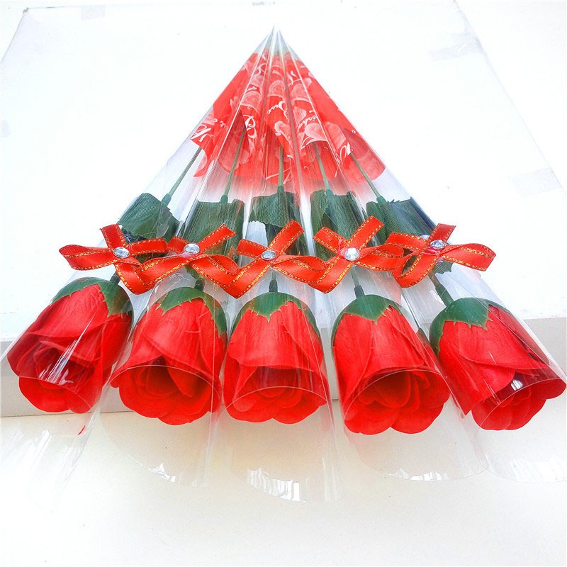 Hoa Cẩm Chướng Houseeker Nhân Tạo, Mô Phỏng, Hoa Hồng, Xà Phòng, Hoa