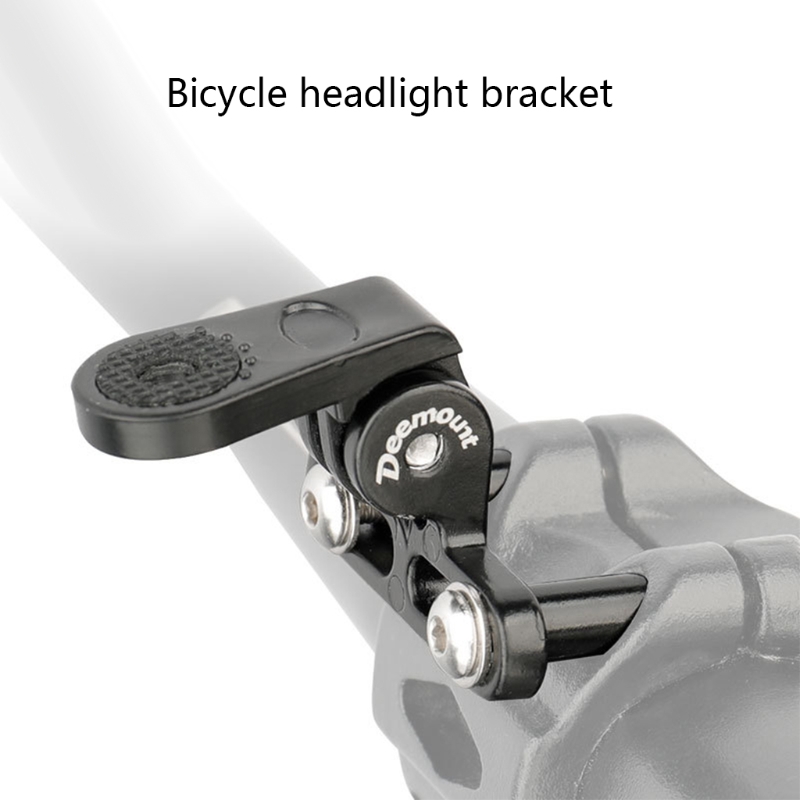 DEEMOUNT Bicycle Headlight Mount Adapter  Bracket Camera Type Connector for Stem Mount Cycling Front Light  Lamp Holder