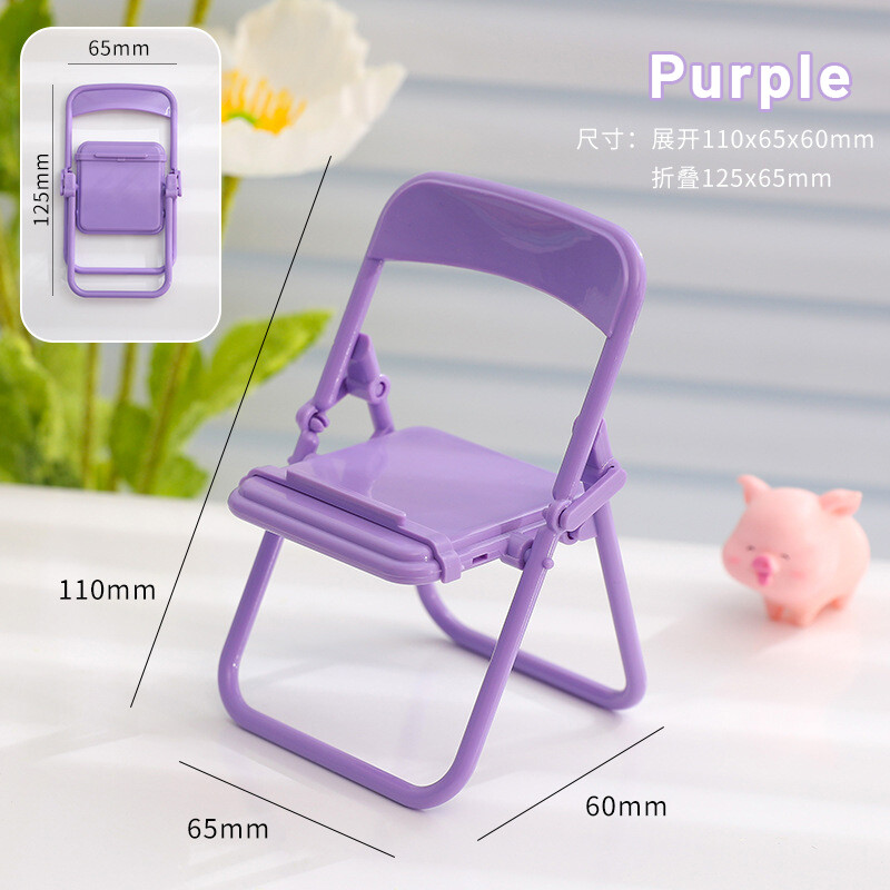 YIWESAN Cute chair Phone Holder Mini Portable Wooden Universal Lazy Phone Holder High Quality For Phone Desktop Stand