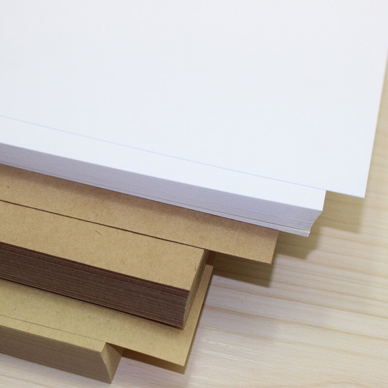 A3 kraft paper A4 white cardboard card paper cover paper greeting card