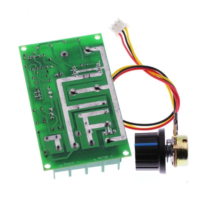 Bộ điều chỉnh tốc độ động cơ PWM DC10-60V DC 12V 24V 36V 48V dòng điện công suất cao 20A - INTL