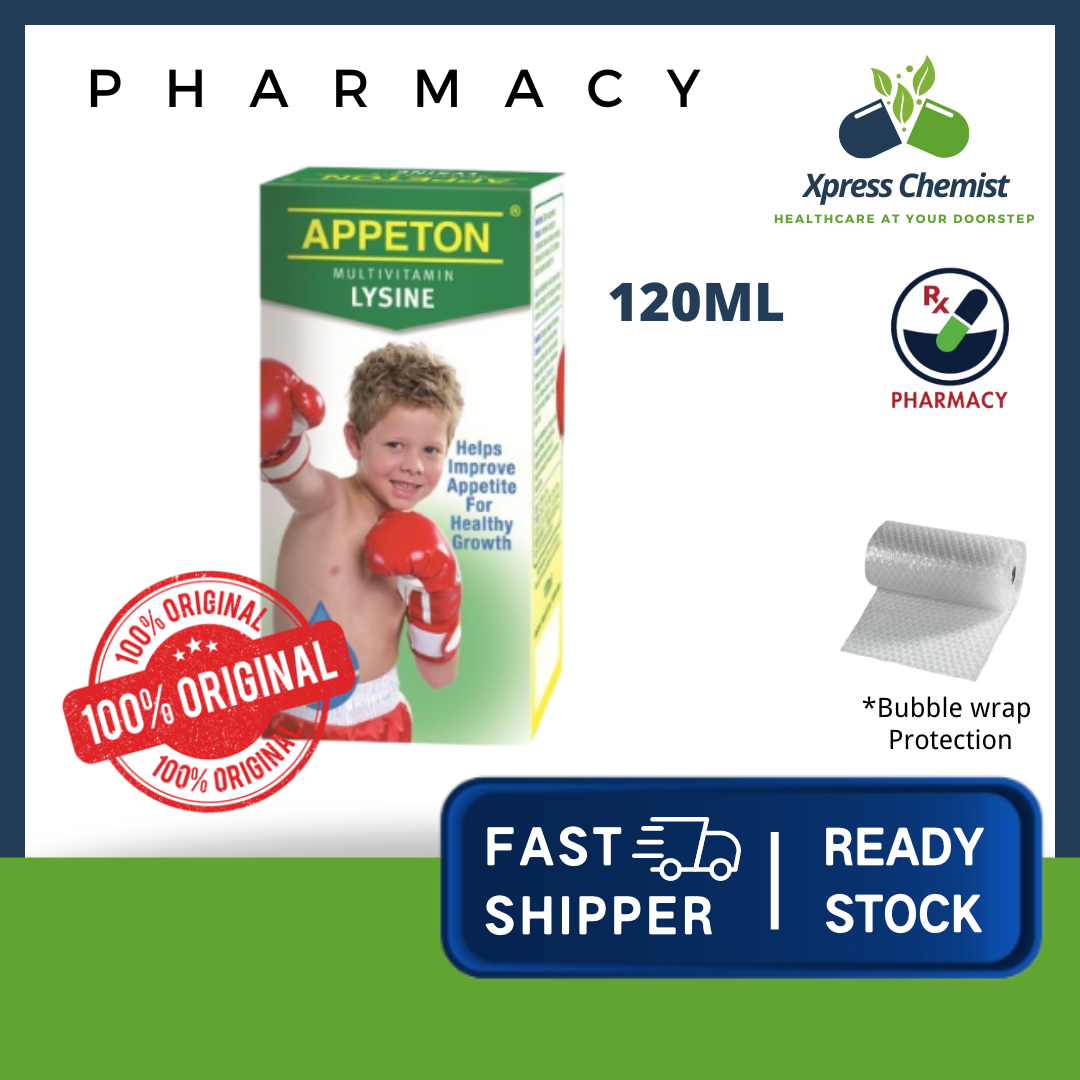 APPETON MULTIVITAMIN MV LYSINE SYRUP 120ML (EXP 02/2026) | Lazada