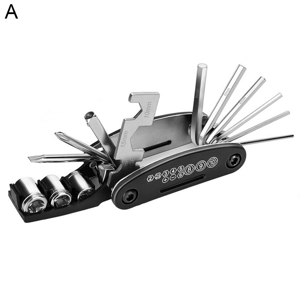 Mountain Bike Mini Socket Multi Purpose Wrench Bicycle Multi Tool Screwdriver
