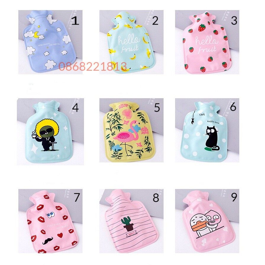 Túi sưởi ấm, chườm lạnh mini hình đáng yêu