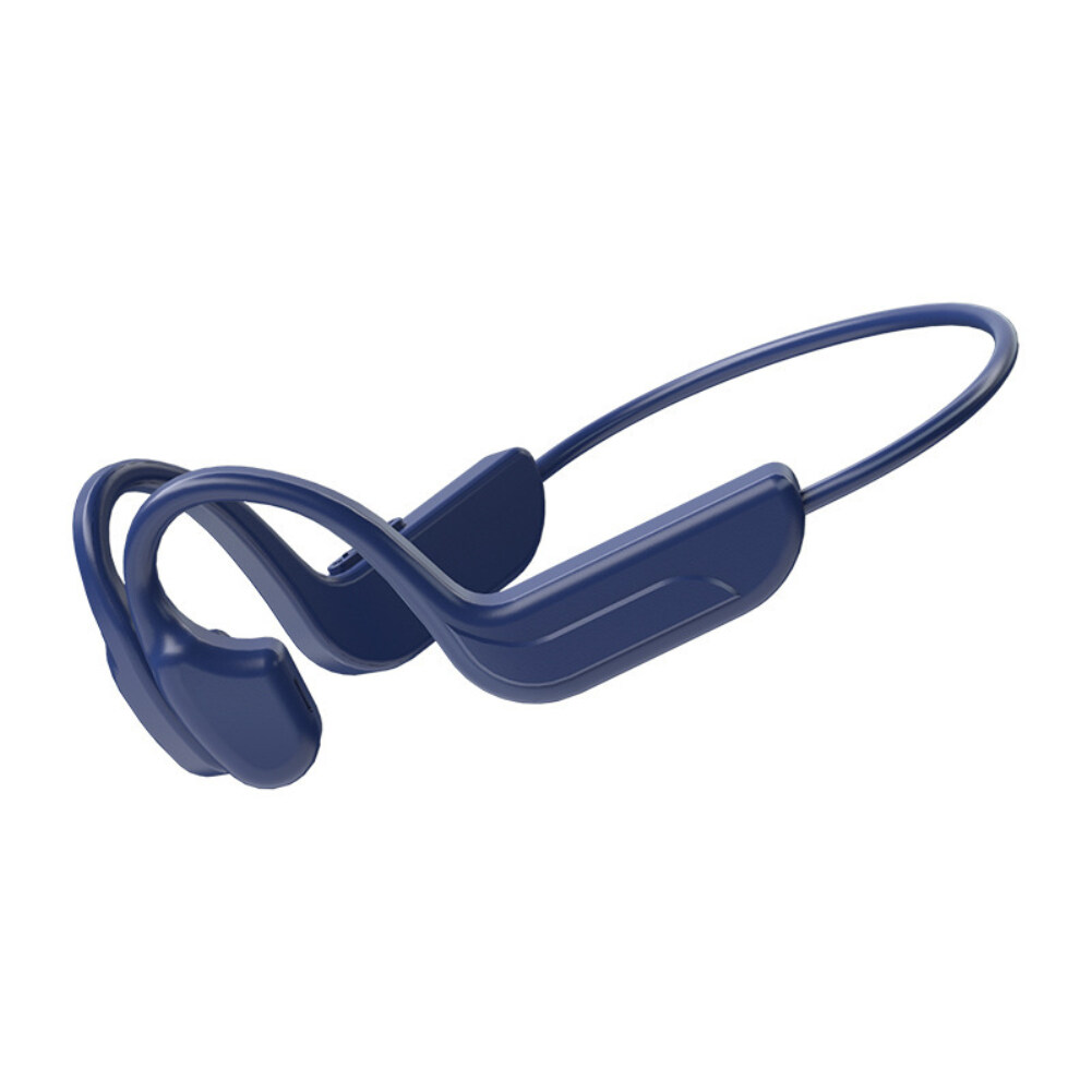 Flexible Bone Conduction Earphone Headphones Blue Tooth Stereo Over Ear Gaming Wireless