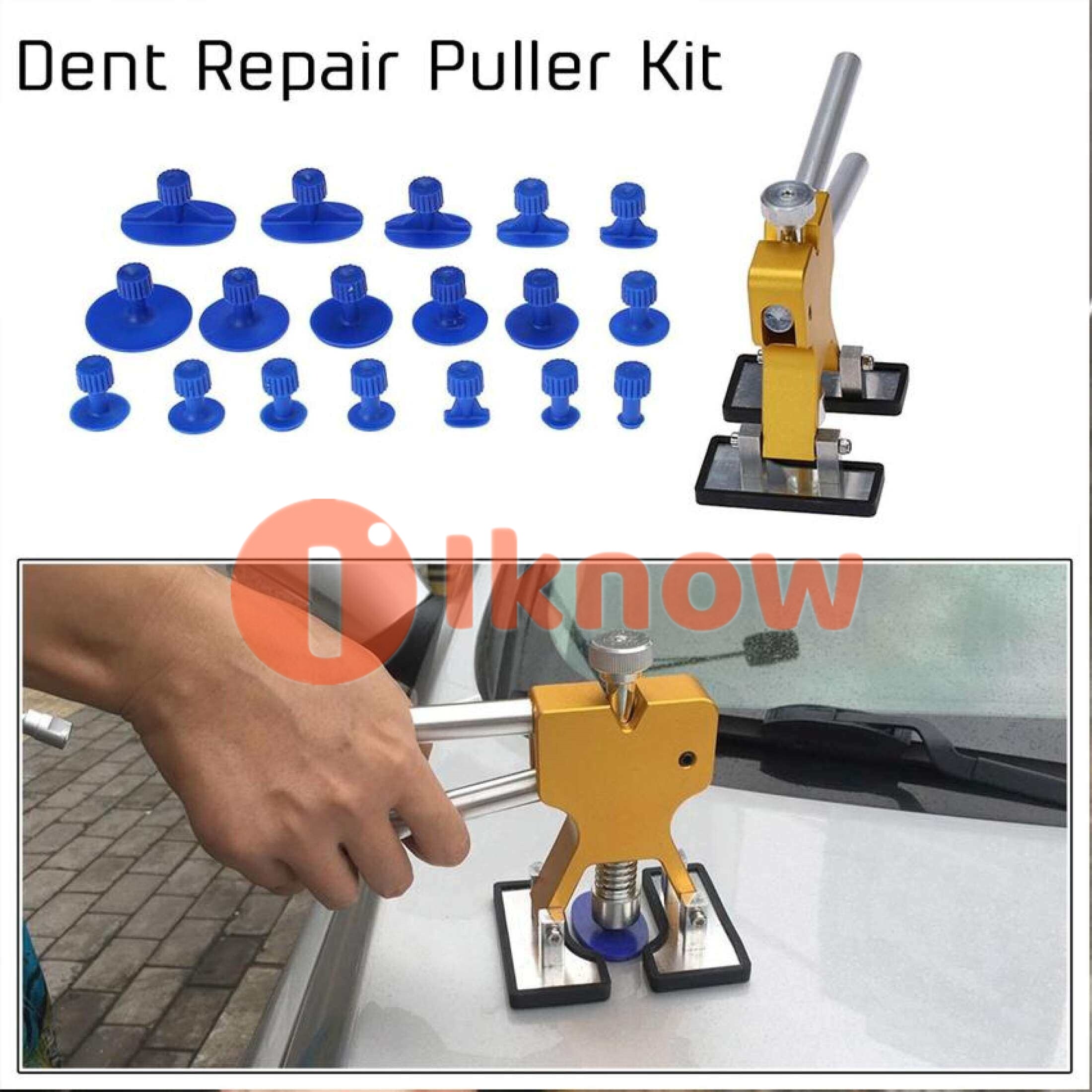 I know Paintless Dent Removal Car Repair Tool Kit Removing Dents Puller Dent Lifter Pulling