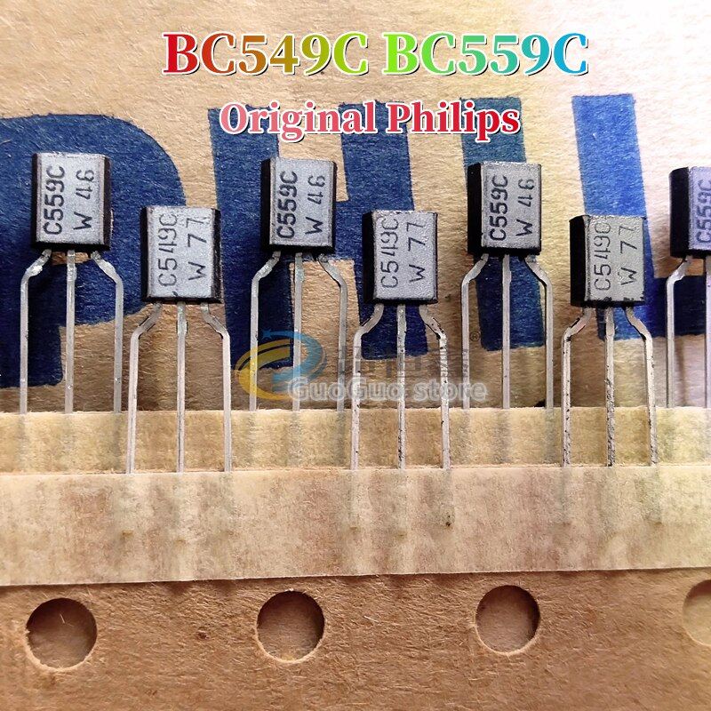 10pairs original to-92 c549c c559c to92 c549 c559 0.1a/30v npn transistor new original