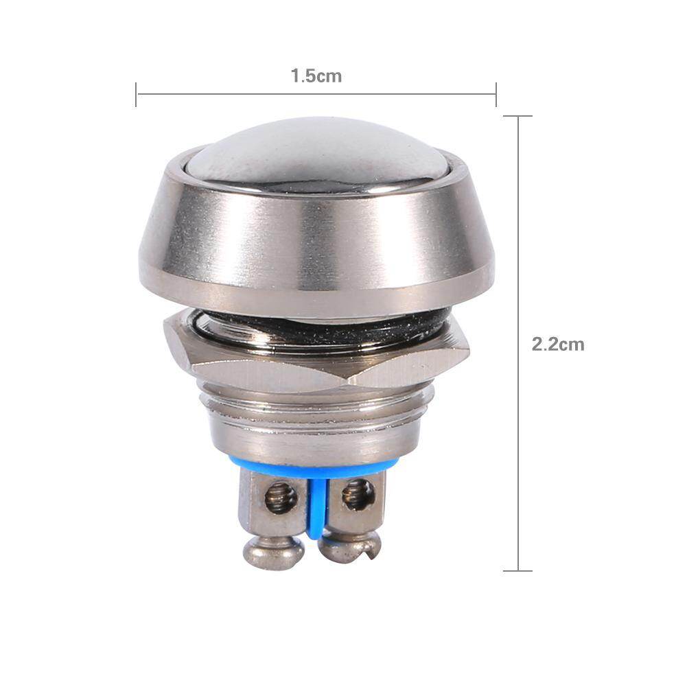 12 Mm Nhất Thời Tặng Dome Top Chống Nước Kim Loại Công Tắc Ấn Nút