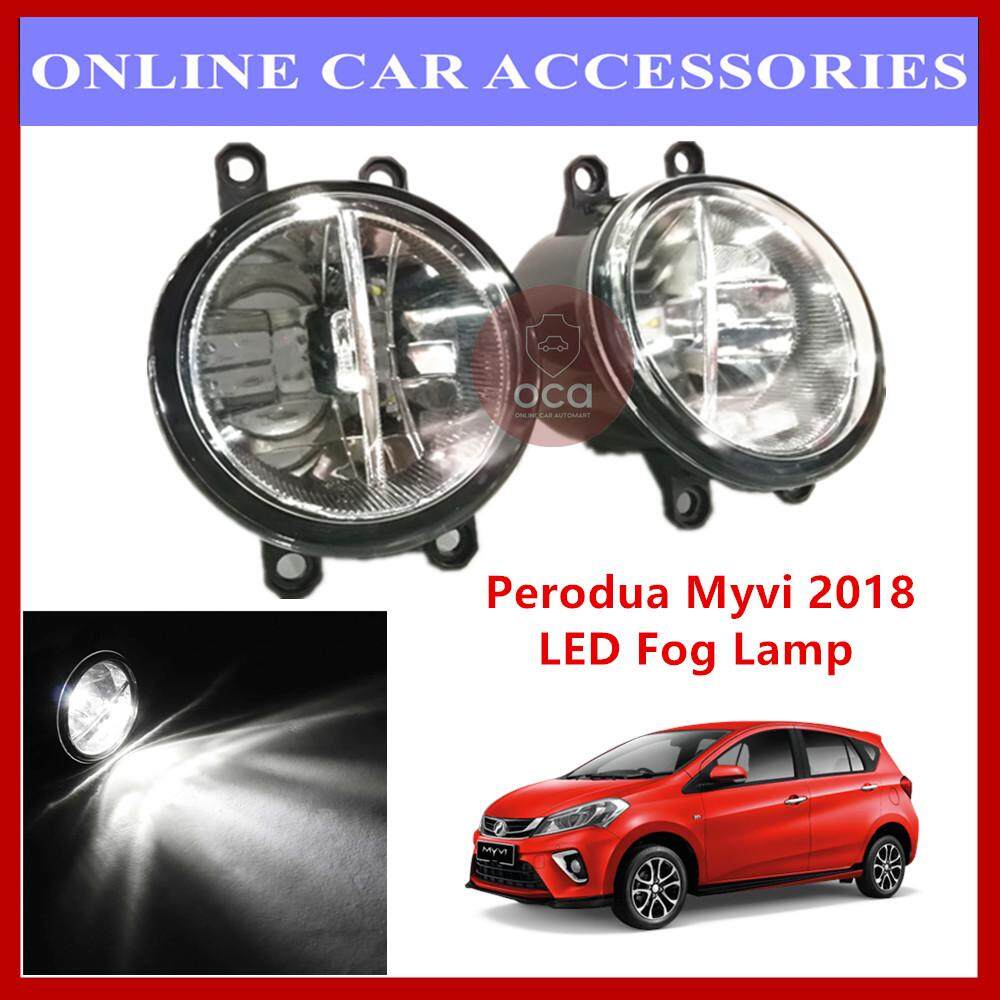 2 pcs Perodua Myvi 2018 OEM Car Replacement Fog Light Fog Lamp