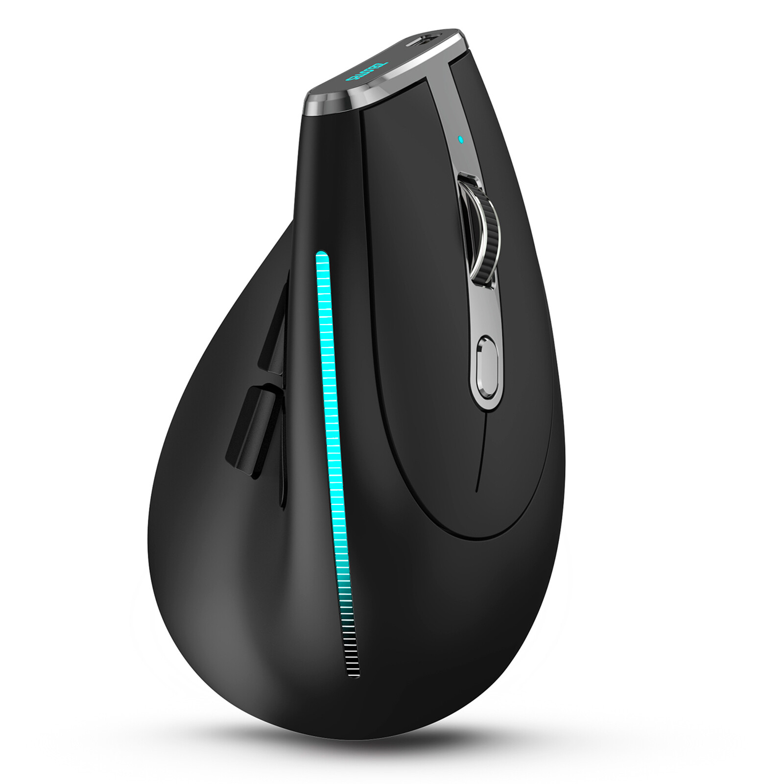 ZELOTES Chuột Bluetooth F-36 G Dọc Không Dây 2.4 Chuột Chơi Game 5 DPI Lập Trình 8 Phím Có Đèn Đủ Màu Tích Hợp Pin Lithium 730Mah Màu Đen