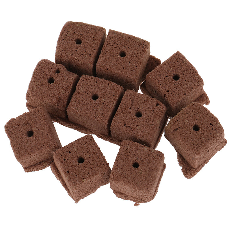 HONG 10Pcs rockwool hydroponics grow starter cubes