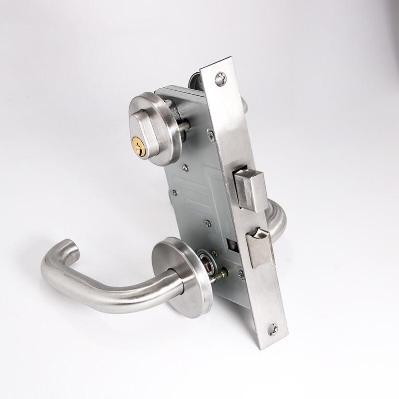 Security Door Stainless Steel Lock Cylinder Channel Fire Door Lock