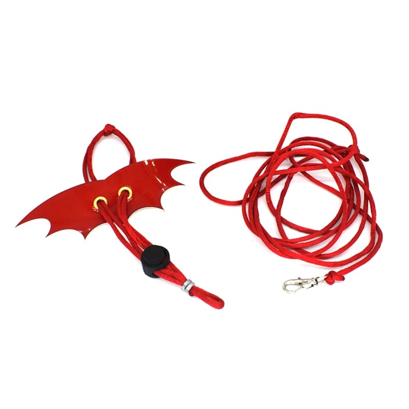 Bearded Dragon Harness and Leash Adjustable Lizard Leash Set with Wings for Small Reptiles Junior Squirrels Hamsters