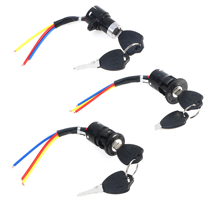 PPBE Universal Ignition Switch Key Power Lock For Electric Bicycle Electric Scooter