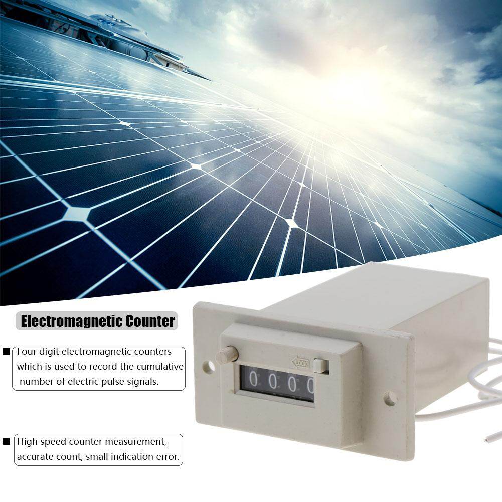 Csk4-ykw 4 digit electromagnetic counter ac 110v / ac 220v / dc 24v