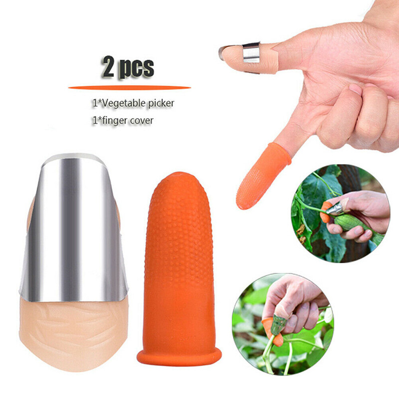 New Vegetable  Cutting Gloves Garden Tools Thumb  Finger Protector
