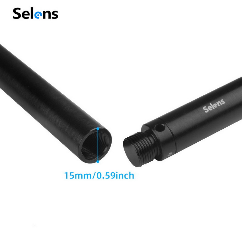 Selens Catheter Universal Aluminum Camera Accessories Camera Guide Base Double Tube Support Protection Lens Tools for Photographic Equipment Studio