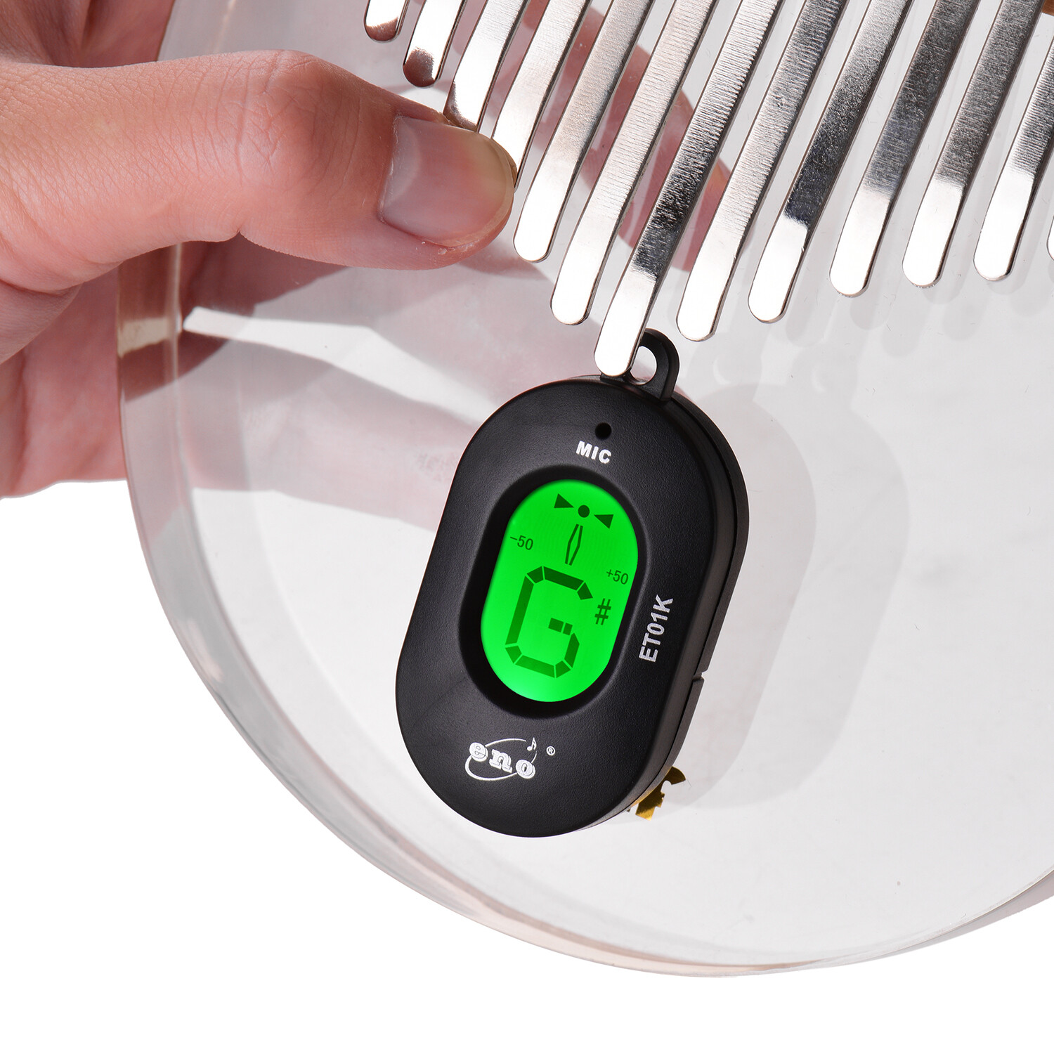 [ammoon]quà bí mật đàn kalimba Bộ Điều Chỉnh Kalimba Tự Động Điều Chỉnh 12 Tính Khí Bình Đẳng Màn Hình LCD Để Điều Chỉnh Piano Ngón Tay Cái