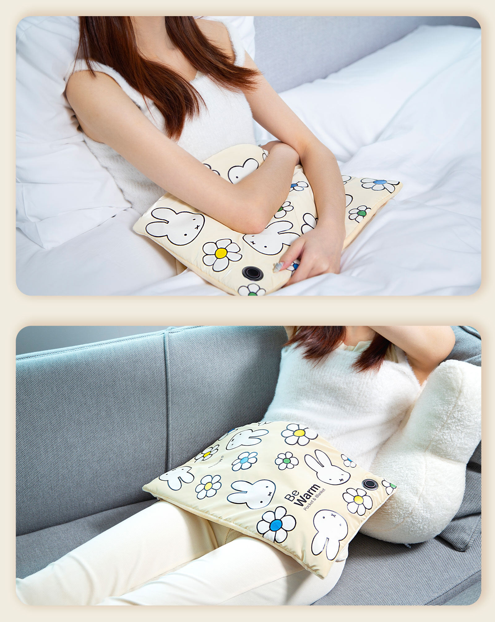 Miffy Làm Ấm Tay túi/muff/blanke
