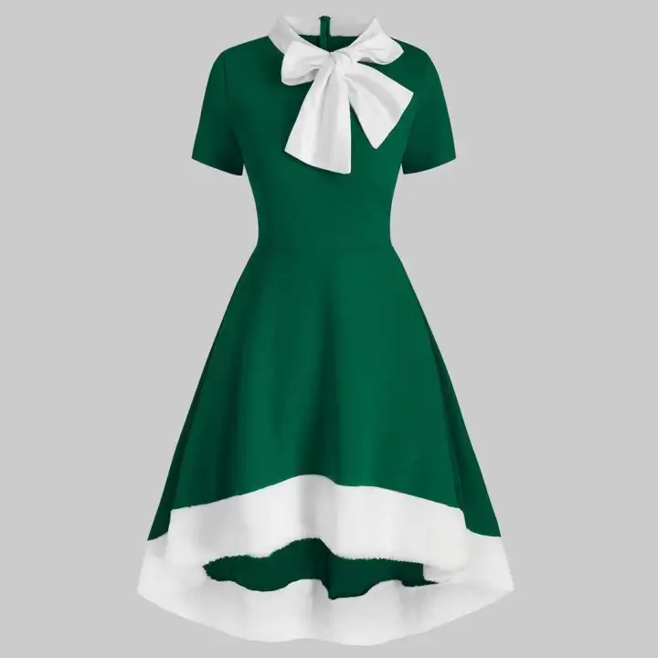 short sleeve high low dress