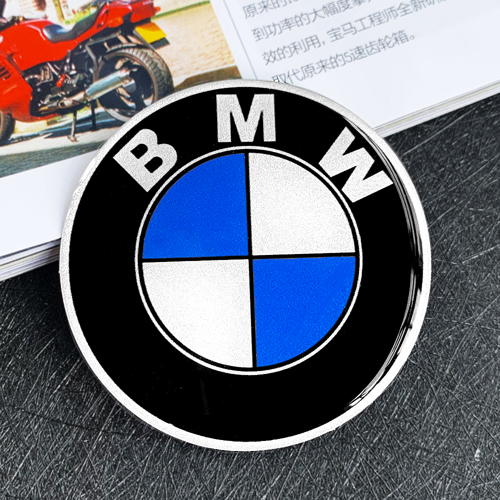 2 Chiếc Phụ Kiện BMW Logo BMW Độ Xe Máy Miếng Dán Đầu Trang Trí Đuôi Miếng Dán Tròn 3D Resin Gel Logo Xe Hơi