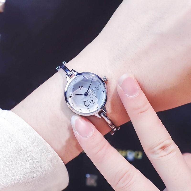 【Free Hadiah Fashion Bracelet】misuli Fashion Sederhana Lucu Anak Perempuan Jam Tangan Kuarsa Kasual Gelang Cantik Menonton Kecil Yang Indah Dial Jam Tangan untuk Gadis Siswa